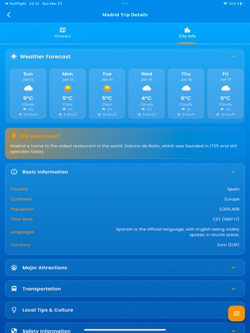 Trip Planner AI: Routly iPad screenshot