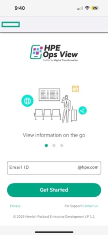HPE Ops View iPhone screenshot