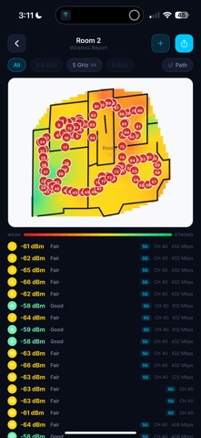 WiFi Heatmap & Speed Survey screenshot