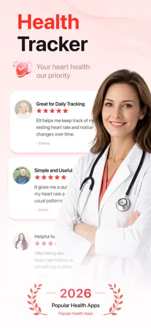 BP Track - Wellness Pulse Log screenshot 1