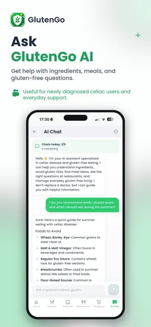 GlutenGo AI: Gluten Scanner screenshot 2
