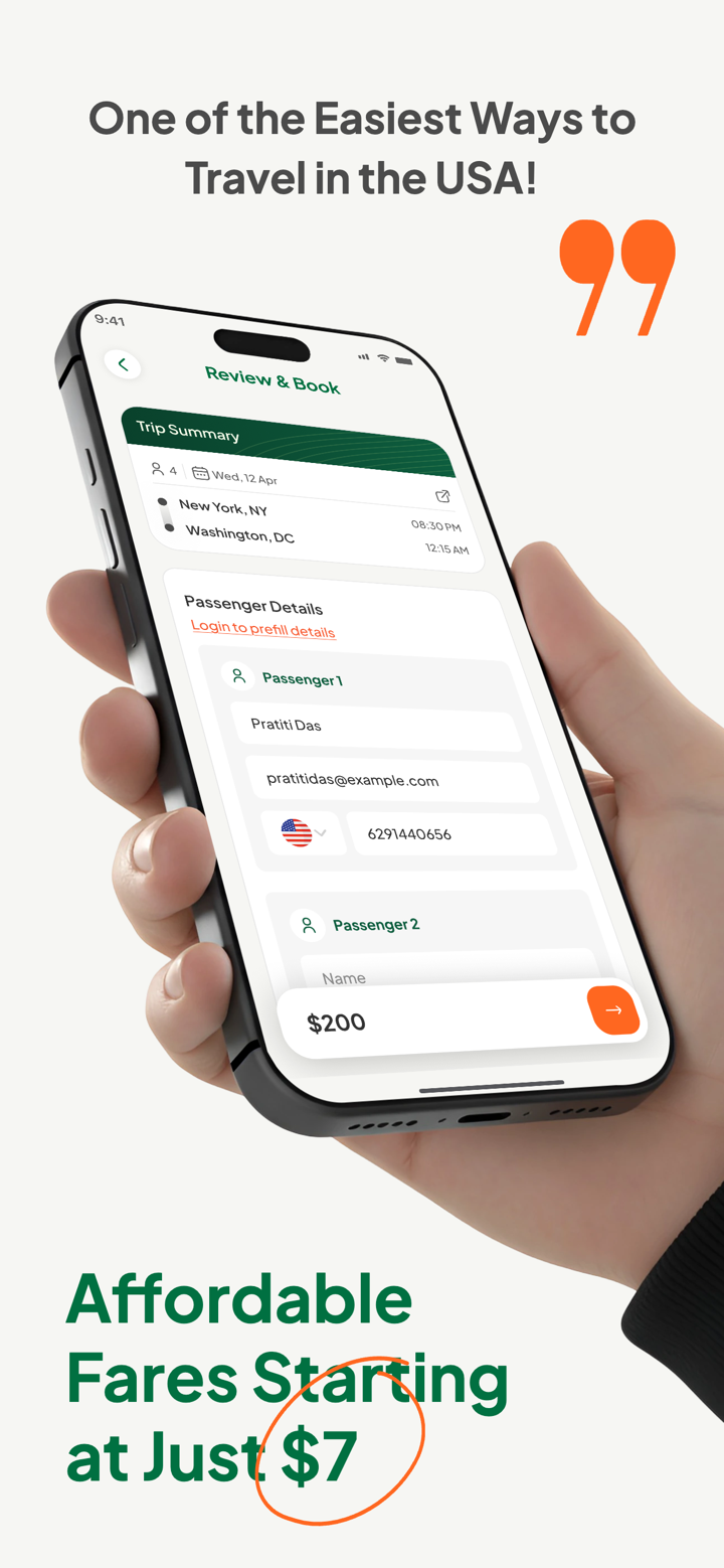 Ride with OurBus App screenshot 3