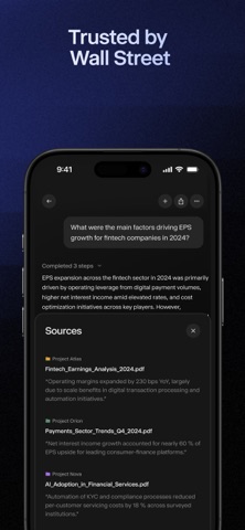 Hebbia iPhone screenshot