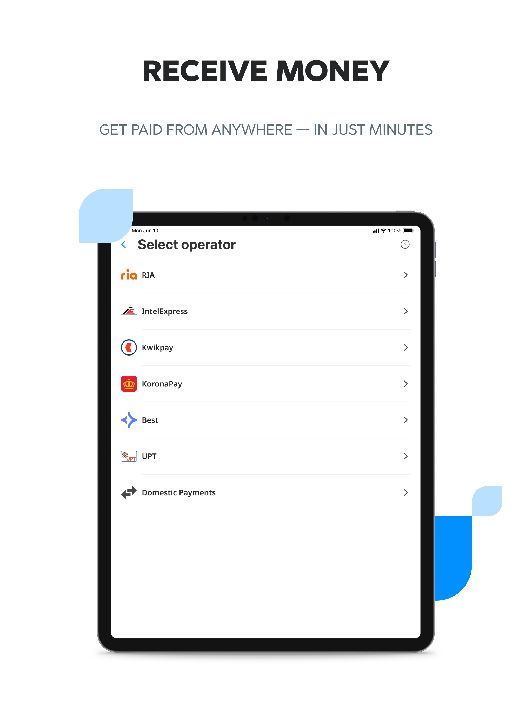 STB Union - Money transfer app