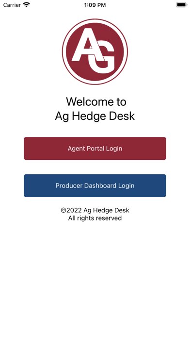 Screenshot 1 of Ag Hedge App