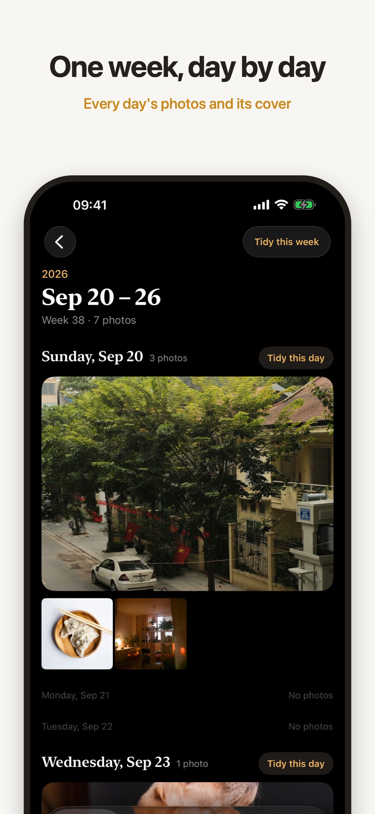 Screenshot 4 of Weekframe: Photos by Week