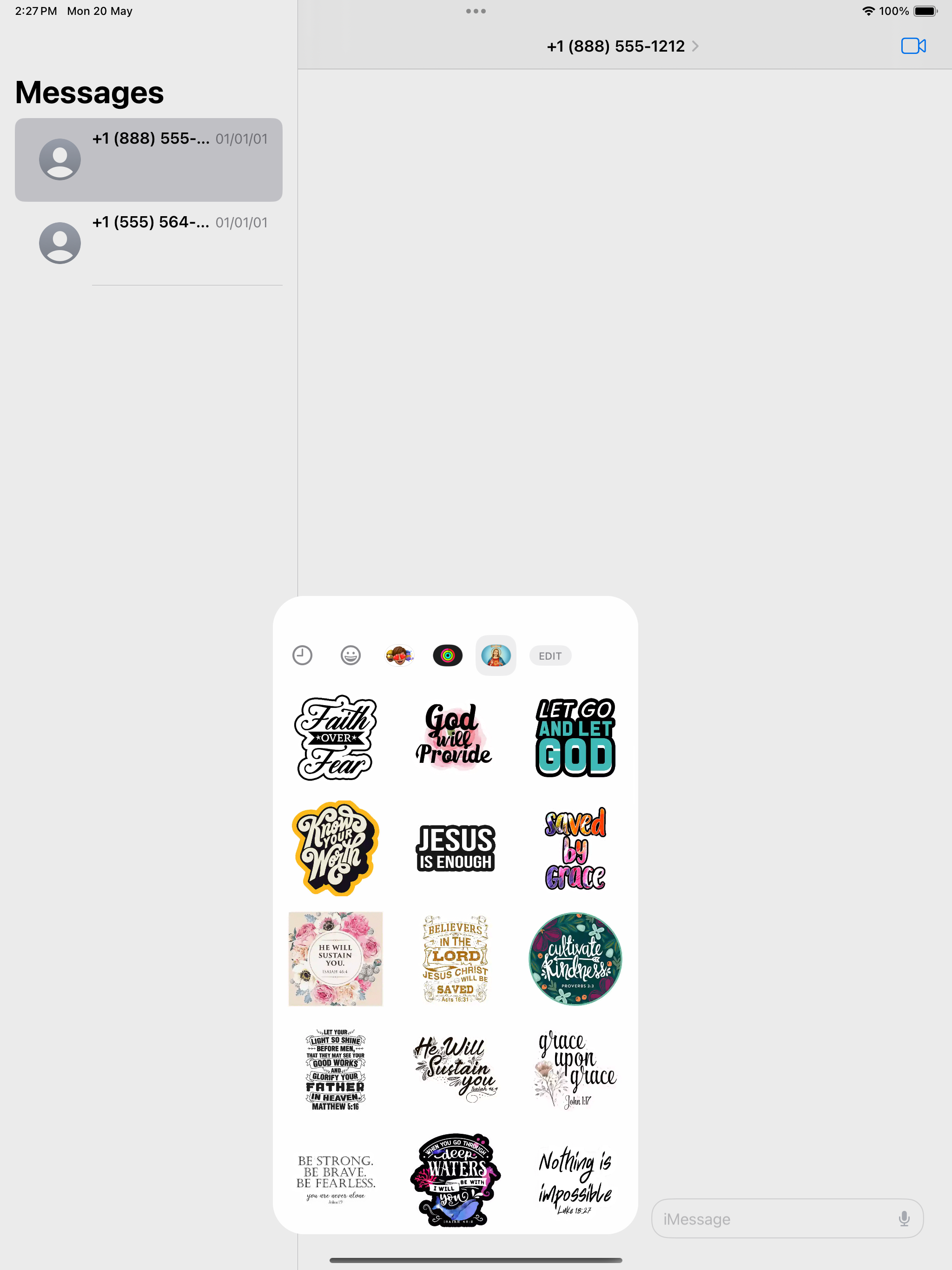 Animated Jesus Christ Stickers