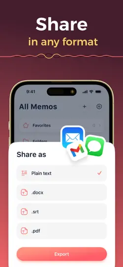 Voice Memos Recorder - Breefy iPhone Ekran Görüntüsü 6