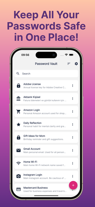 Password Saver & Vault Screenshot 1 of 6
