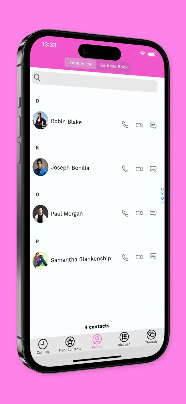 Screenshot #1 pour Time Voice App