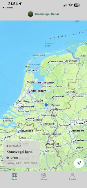 Kraanvogel Radar screenshot 1