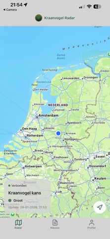 Kraanvogel Radar screenshot