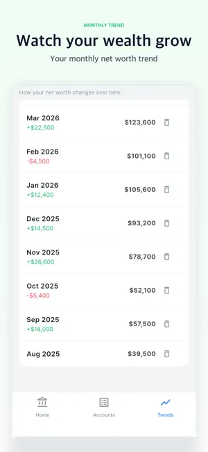 Net Worth Tracker & Calculator screenshot 4