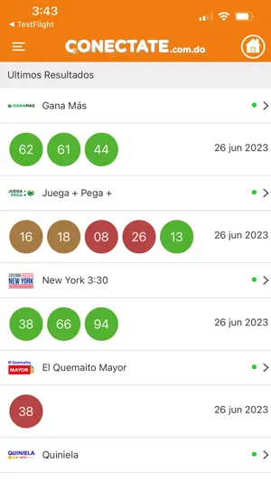 Conectate Loterías screenshot 2