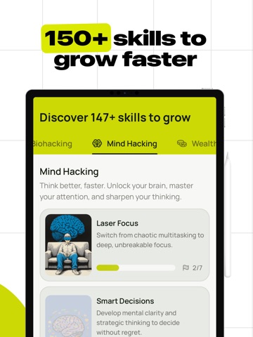 Skilldose:Self Growth & Habits iPad screenshot
