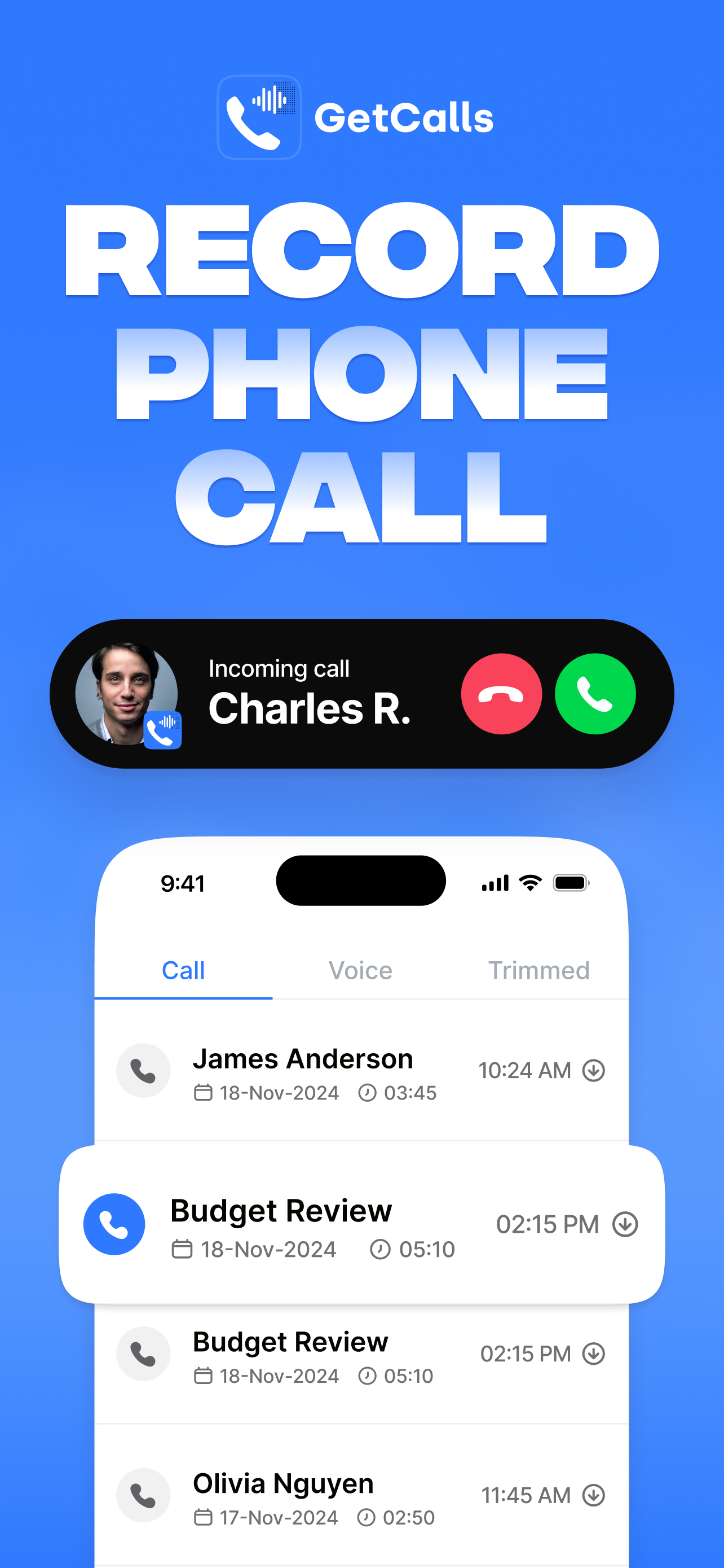 Call Recorder for iPhone Calls