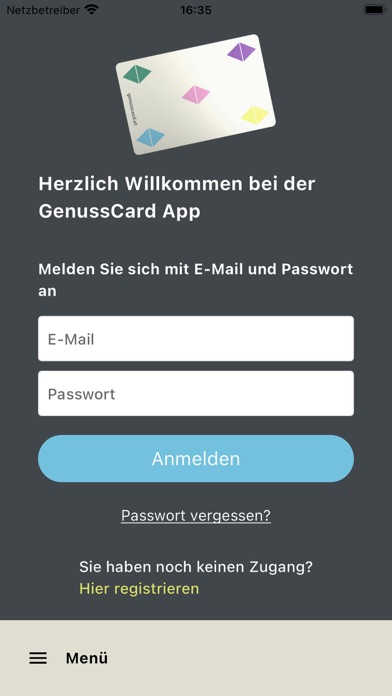 GenussCard Screenshot