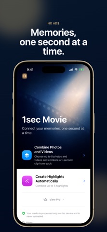 1sec Movie Screenshot 1 of 4