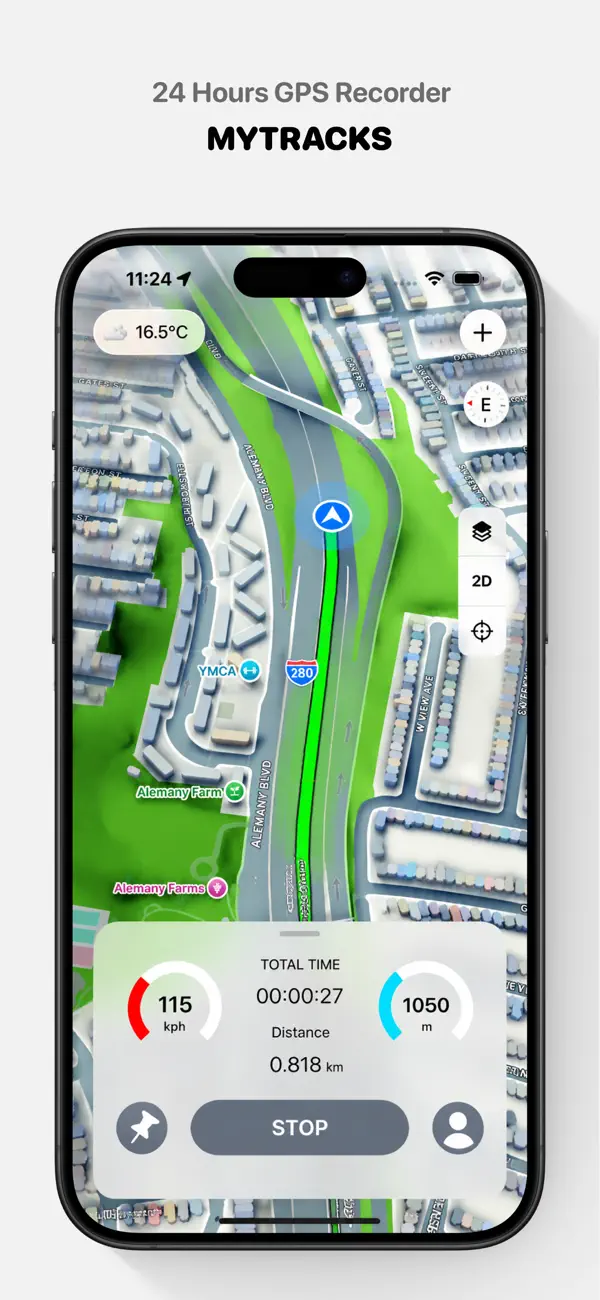 MyTracks: GPS Recorder Screenshot 1