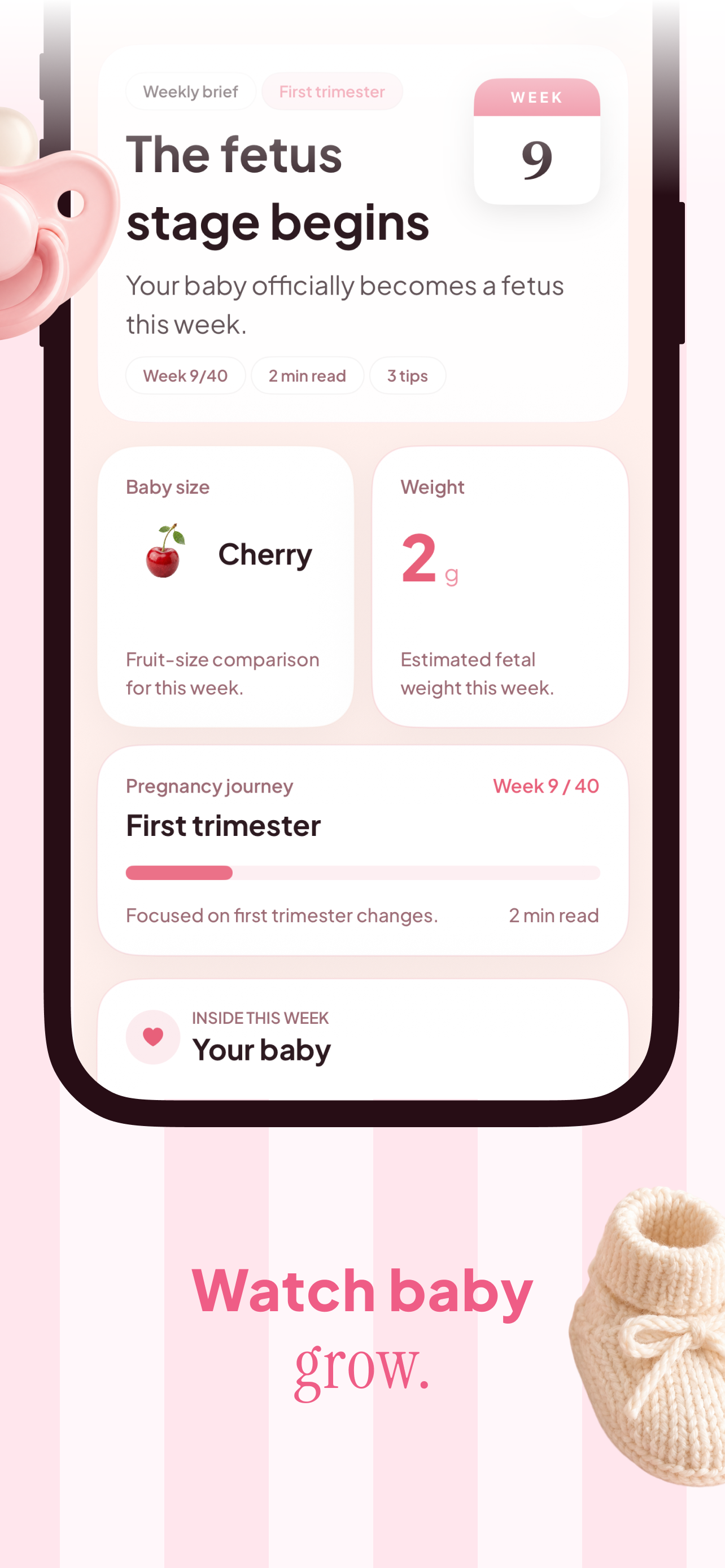 Ela: Pregnancy & Baby Tracker screenshot 4
