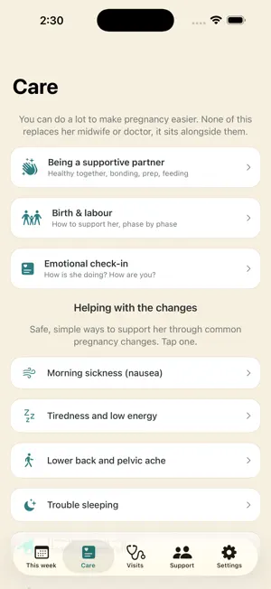 Nest: Pregnancy Partner screenshot 2