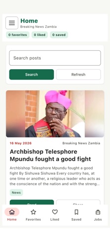 Breaking News Zambia screenshot