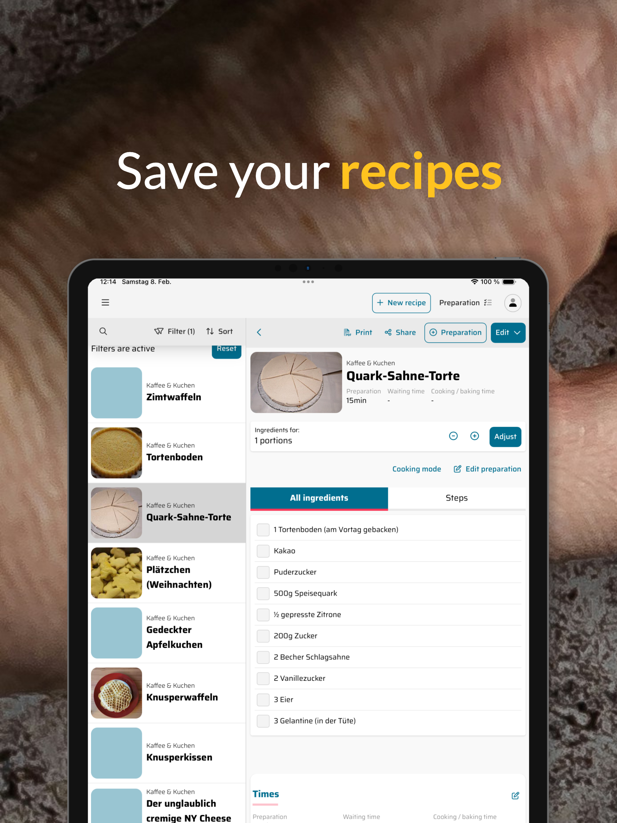 Cookbook Manage & save recipes screenshot 7