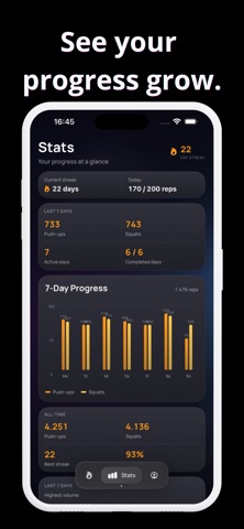 Ritual Reps: Push-Ups & Squats Screenshot 2 of 3