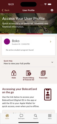 Texas State University Mobile iPhone screenshot