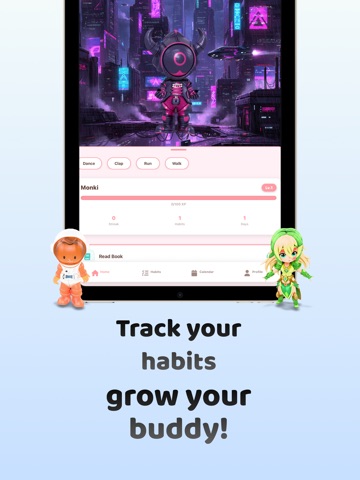 Monki: Habit Tracker iPad screenshot