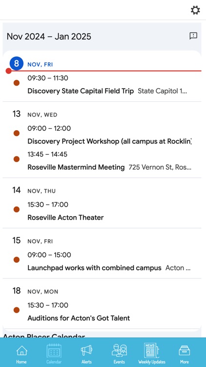 Acton Academy Rocklin App