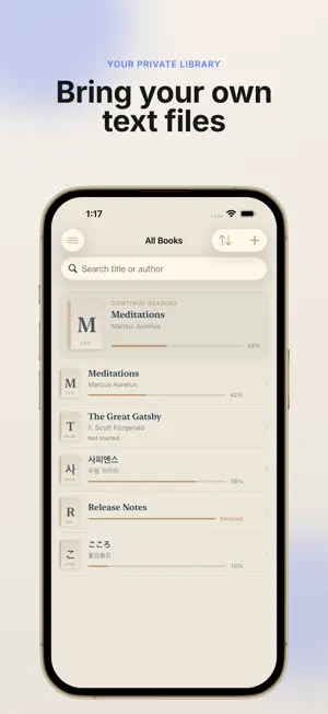 Reed - Text Reader screenshot 1