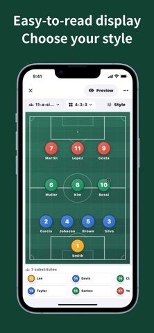 Soccer Lineup: Starting XI screenshot