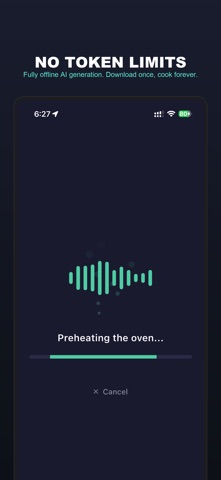 Music Kitchen - Local AI songs iPhone screenshot