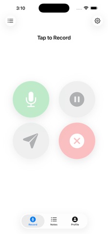 SpeedScribe Transcription screenshot