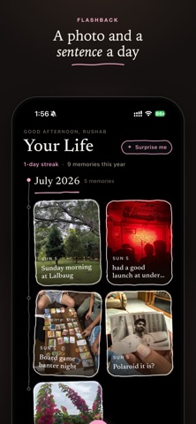 Flashback: Daily Photo Diary Screenshot 3 of 5