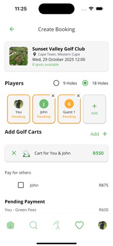 PlayGolf App iPhone screenshot 5