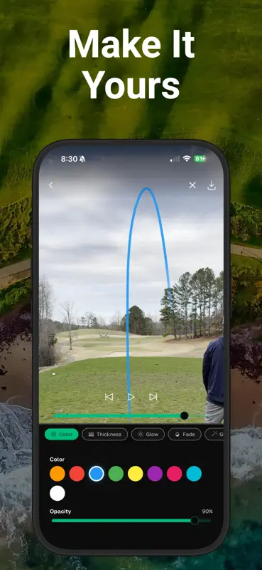 FairwayFX: Trace Golf Shots screenshot 3 of 5