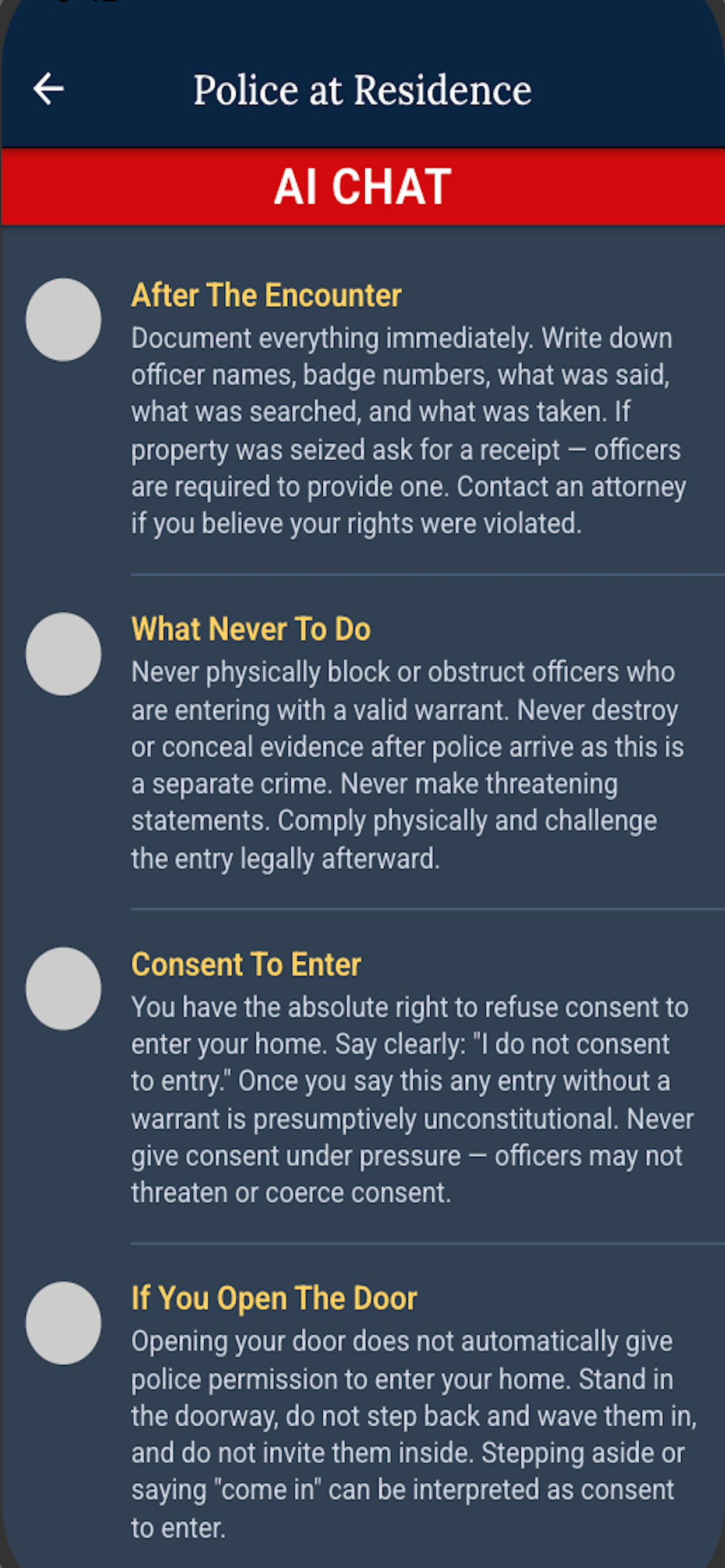 Police Encounters