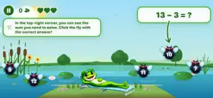 Hungry Frog: Math & Play screenshot 1