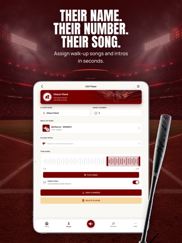 Baseball Walk-Up Songs iPad screenshot