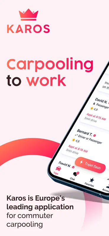 Karos - Carpooling diario screenshot 1 of 5