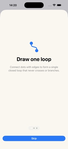 SlitherDaily: Loop Puzzle iPhone screenshot