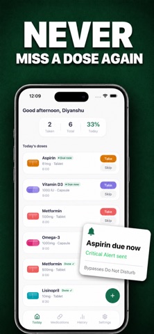 PillDose: Pill & Med Reminder Screenshot 1 of 5