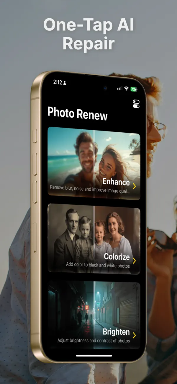 #1. Restore Old Photos Renew (iOS) Podle: Kai Chi Tsao