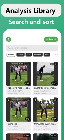 SwingAi -Golf&Fitness Tracker screenshot