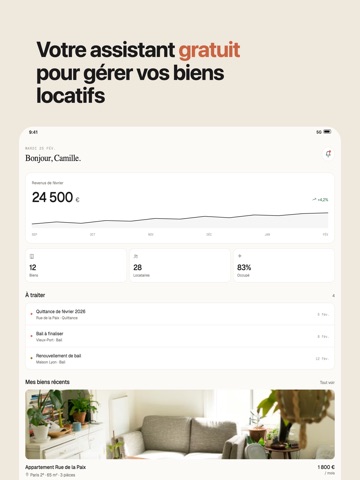 QeeZ · Gestion Locative iPad screenshot