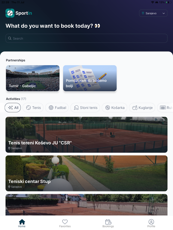 Screenshot #4 pour Sportin - Booking app