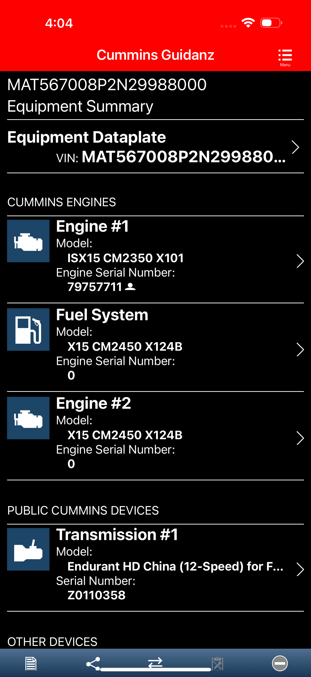 Cummins Guidanz