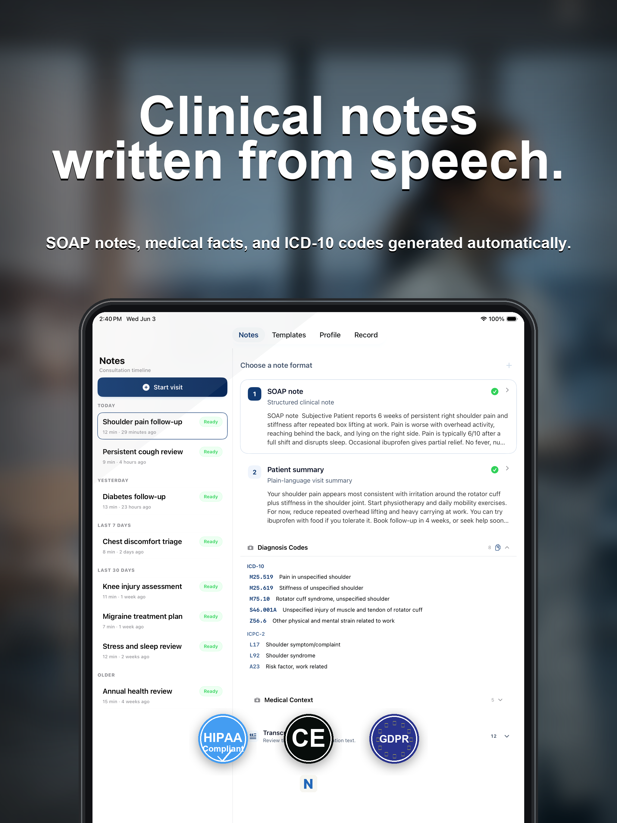 Notat AI - Medical Note Taker